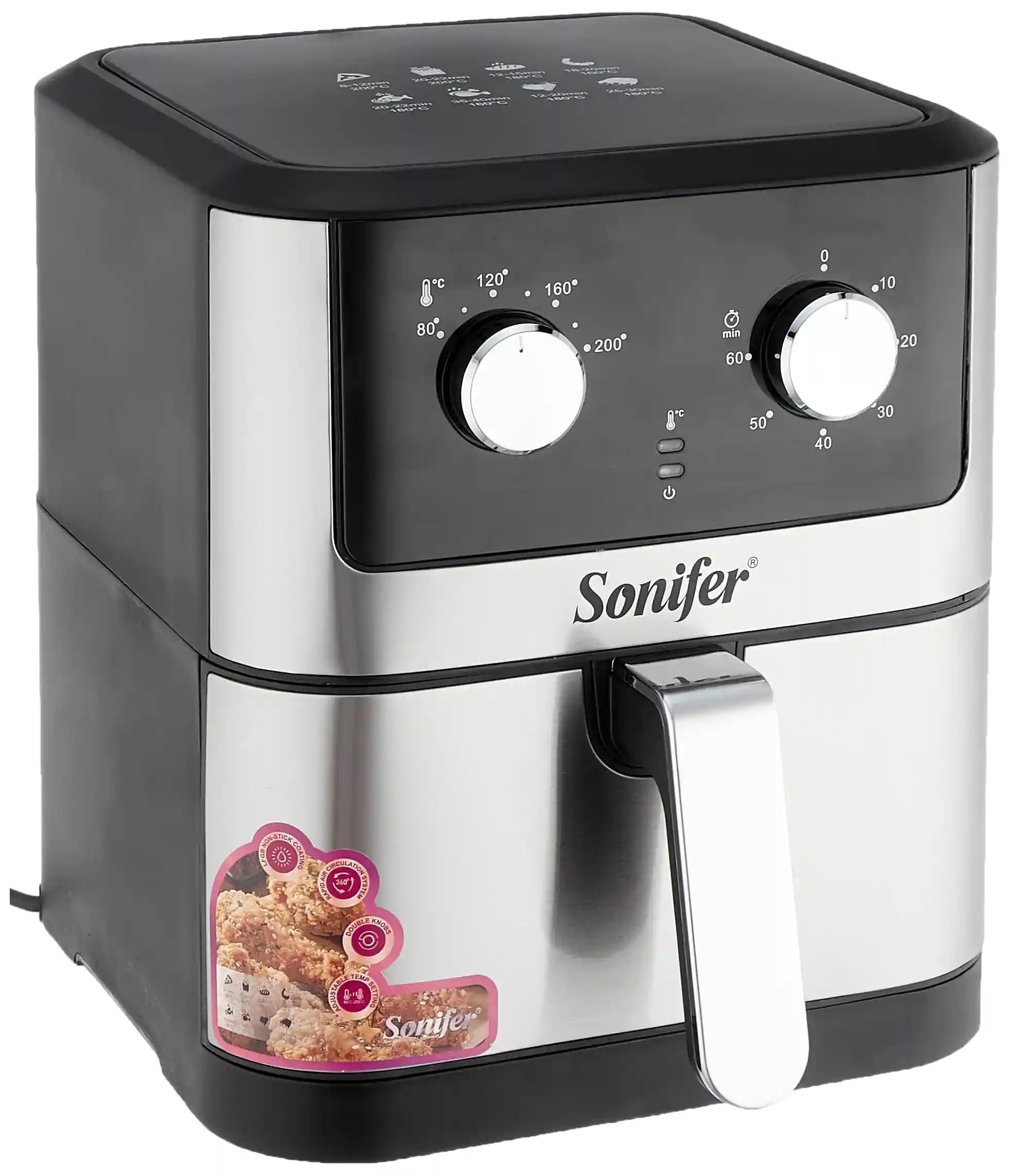 قلاية هوائية Sonifer SF-1017 – سعة 6 لتر – Safqqa Egypt