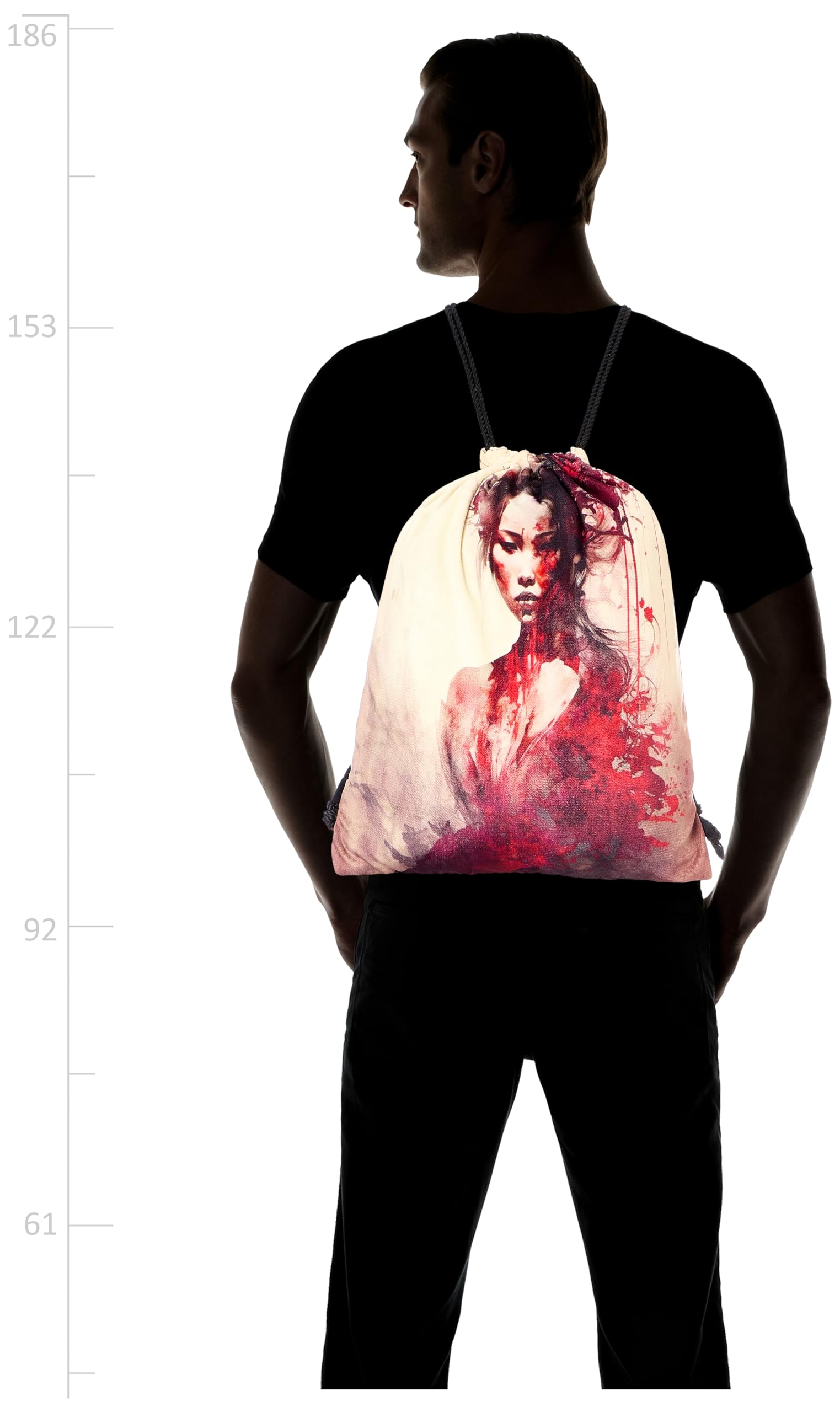 شنطة برباط من تات - 649، متعددة الألوان، مقاس كبير