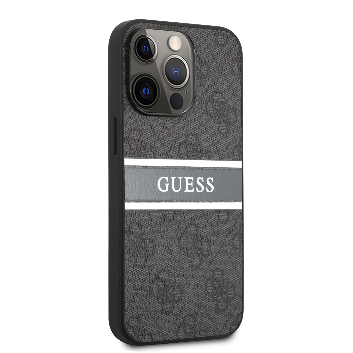 CG MOBILE غطاء جلد PU مع شريط مطبوع متوافق مع iPhone 14 Pro Max (6.7