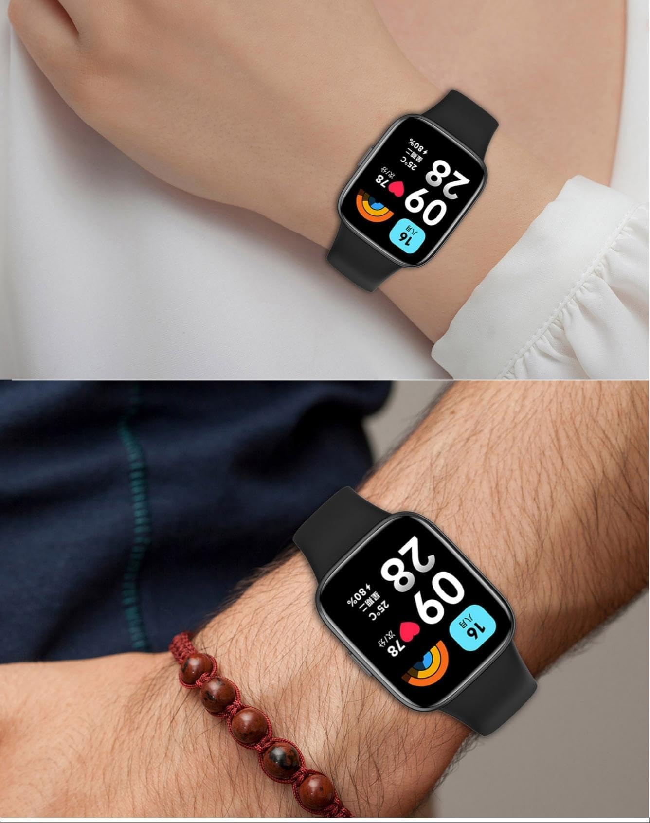 سوار ساعة من Dl3 Mobilak السيليكون سوارًا بديلًا مصممًا ليتوافق مع ساعة Xiaomi Redmi Watch 3. 