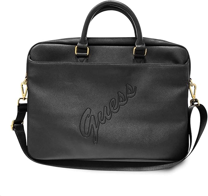 Guess PC & Laptop Accessories Brand Model Bag GUCB15PUSASBK 16" Black/Black Saffiano Script