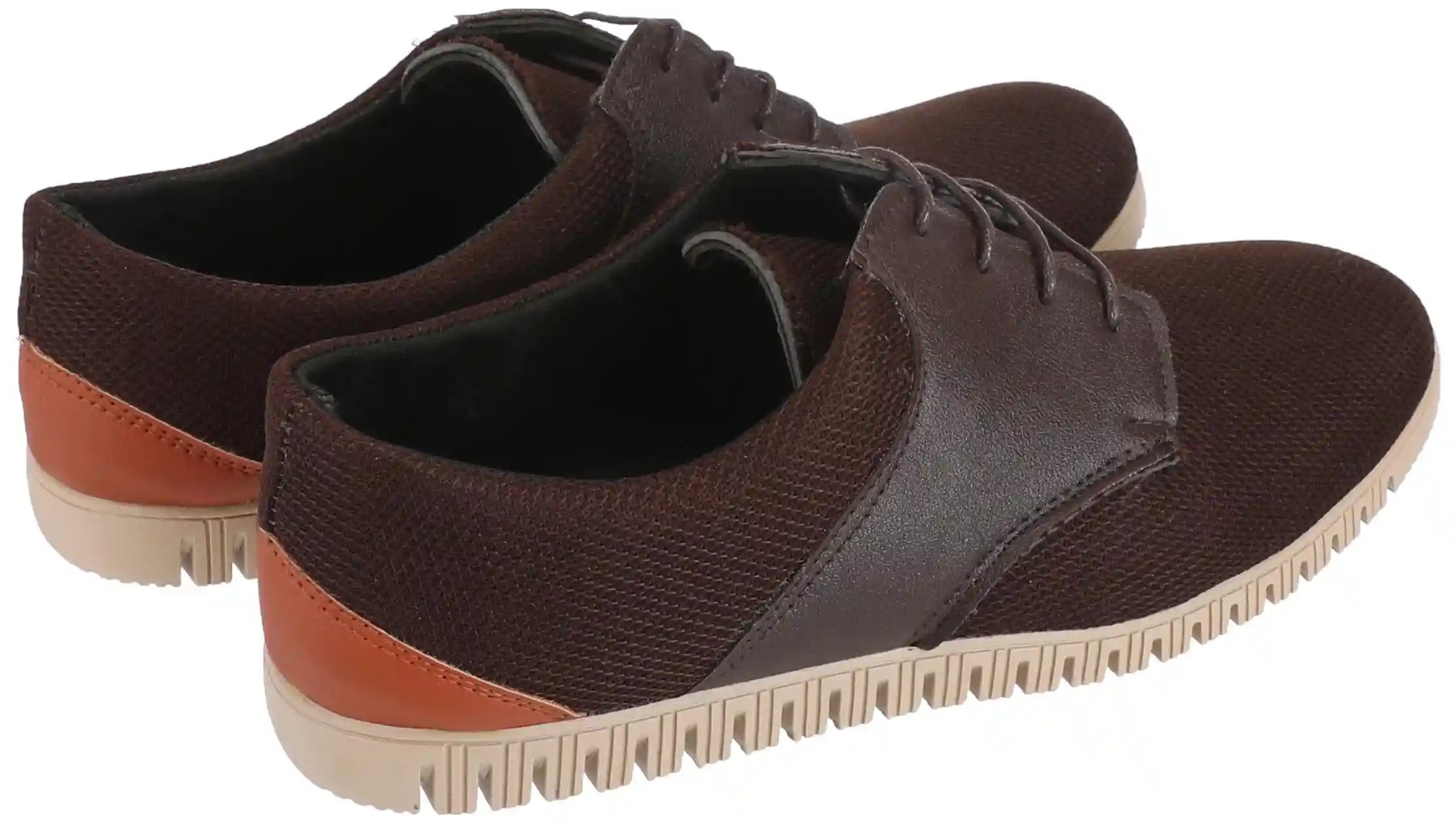 OX mens OX Faux Leather Lace-Up Sneakers For Men Loafer - Safqqa Egypt