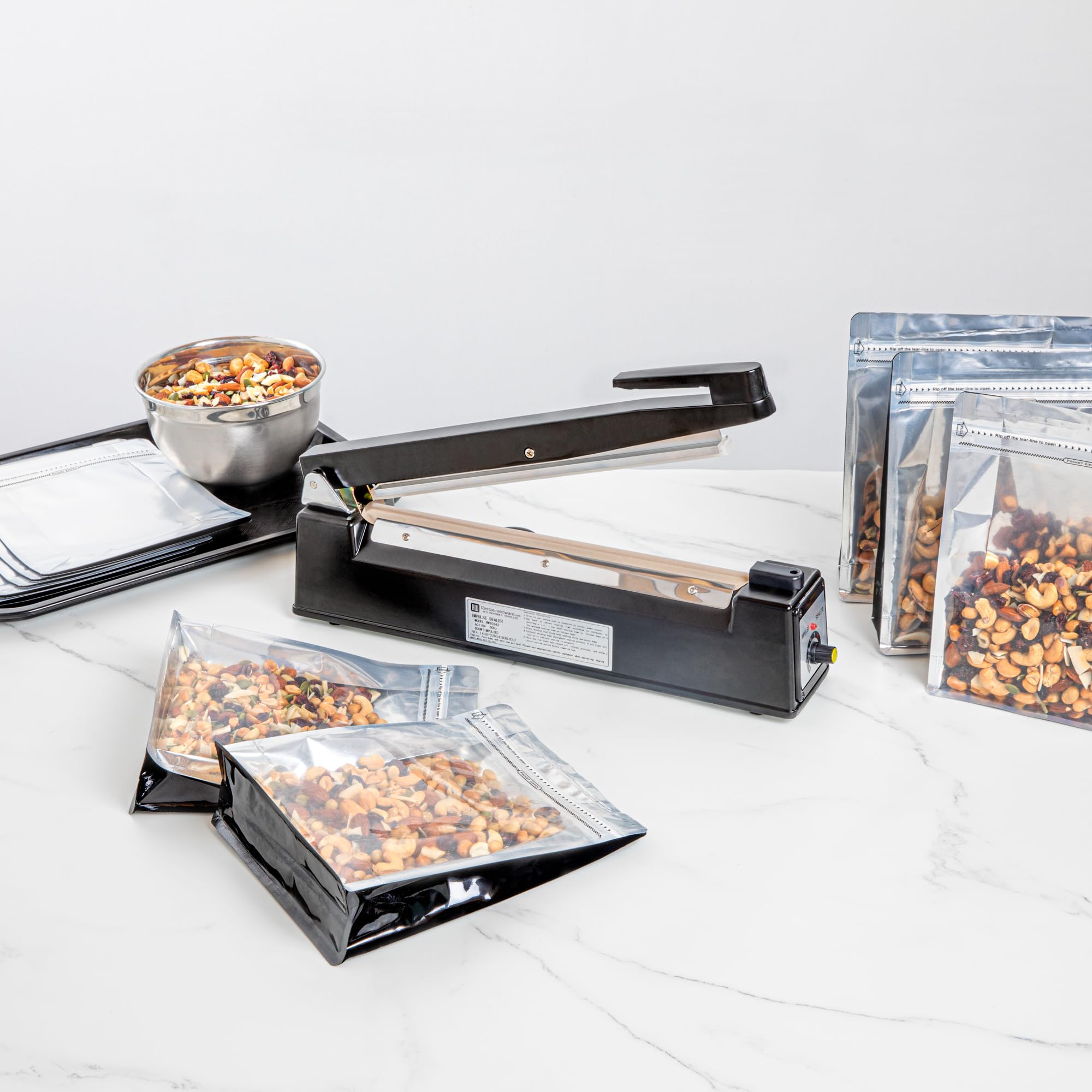 Restaurantware Handheld Heat Sealer, Impulse Bag Sealer - 12" Black Extra Heating Element 1ct Box-Damage Box