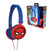 Lexibook  Spider-Man Peter Parker Stereo Headphone, kids safe, foldable and adjustable, red/blue, HP010SP