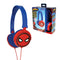 Lexibook  Spider-Man Peter Parker Stereo Headphone, kids safe, foldable and adjustable, red/blue, HP010SP
