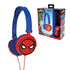 Lexibook  Spider-Man Peter Parker Stereo Headphone, kids safe, foldable and adjustable, red/blue, HP010SP
