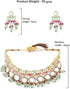 ZAVERI PEARLS Kundan Necklace Earring & Ring Set for Women ZPFK15197
