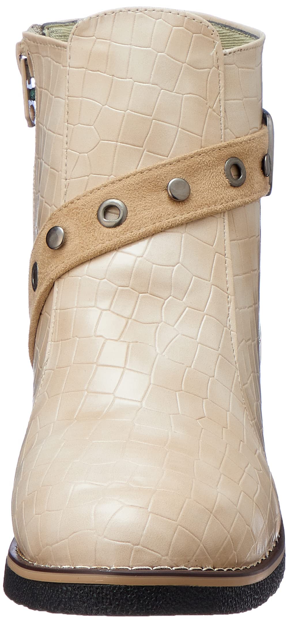 ELBARAEM Boot -rubber sole -beige croco print - Safqqa Egypt