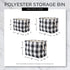 DII Polyester Storage Bin, Medium, Black