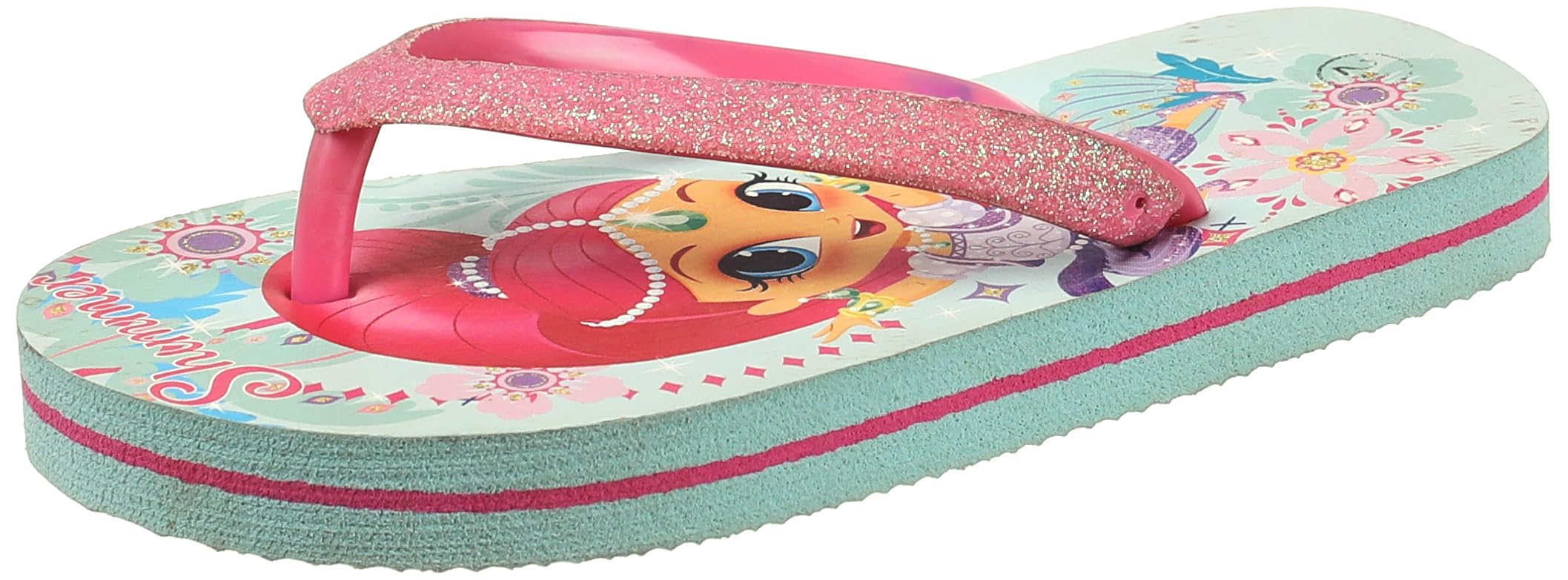 Shim and Shine Flip Flop For Girls,Soft, gentle straps suitable for kids’ sensitive feet.