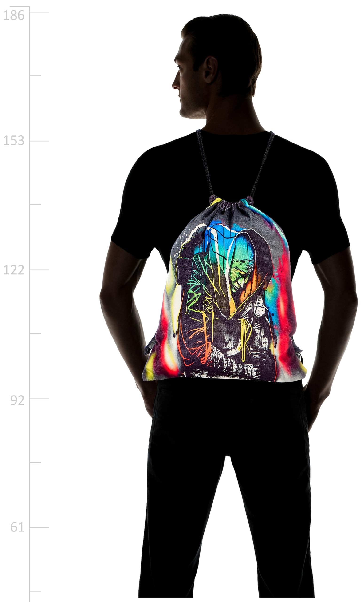 شنطة برباط من تات - 935، متعددة الألوان، مقاس كبير