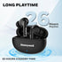 Honeywell Moxie V1200 True Wireless Bluetooth Earbuds – 26H Playtime, Type-C Fast Charging, IPX4 Water Resistant, Bluetooth 5.3, Touch Control, Voice Assistant – Black
