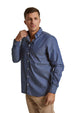 DALYDRESS Mens Casual Long Sleeve Regular Fit Chambray Shirt 220-558-2136-1936 Shirt - Safqqa Egypt