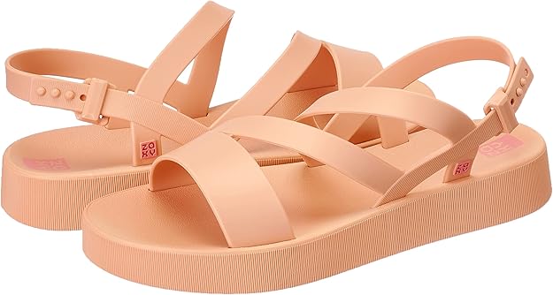 Zaxy Girls Slipper Beige Lightweight and flexible design