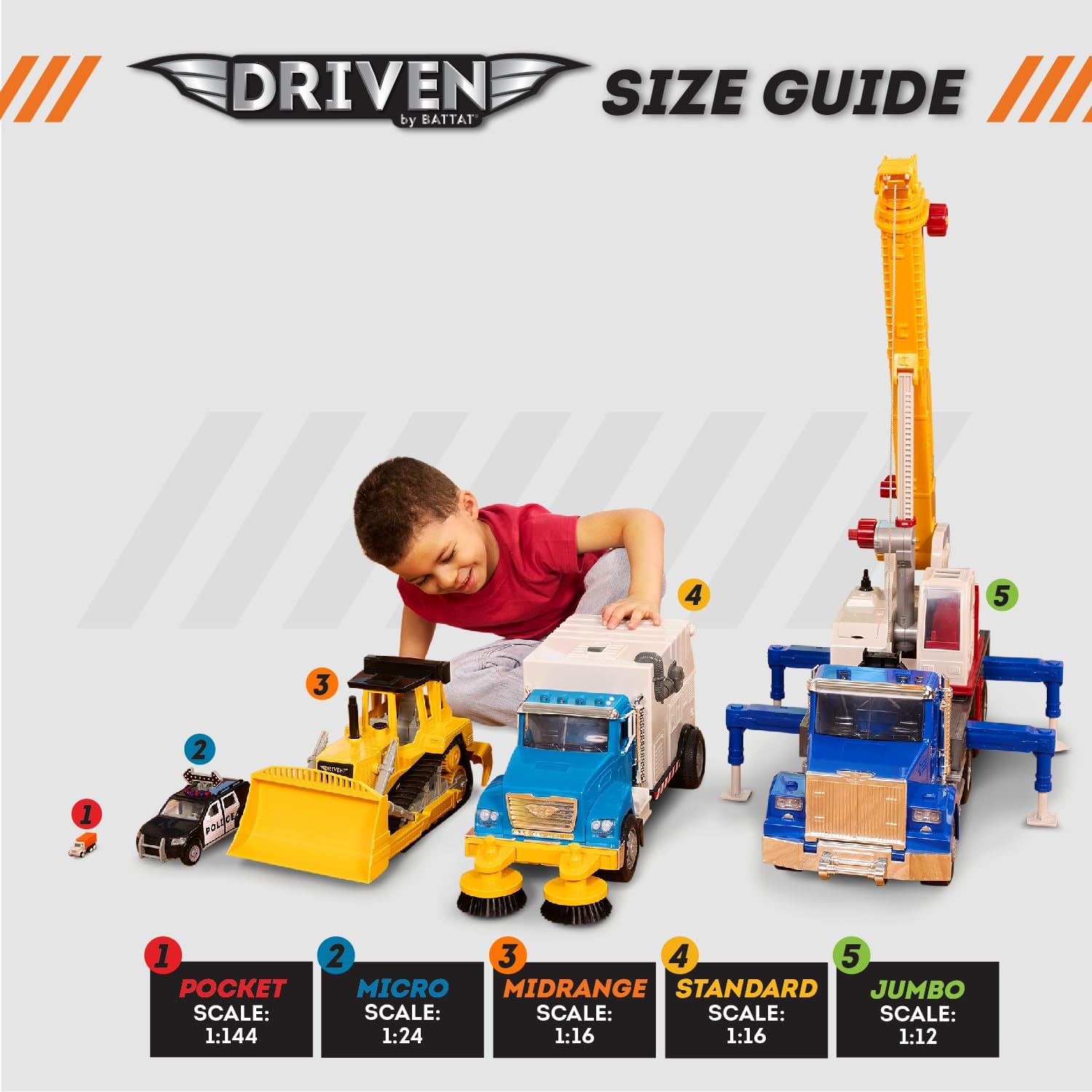 Driven by Battat Take-Apart Sports Car Toy with Accessories