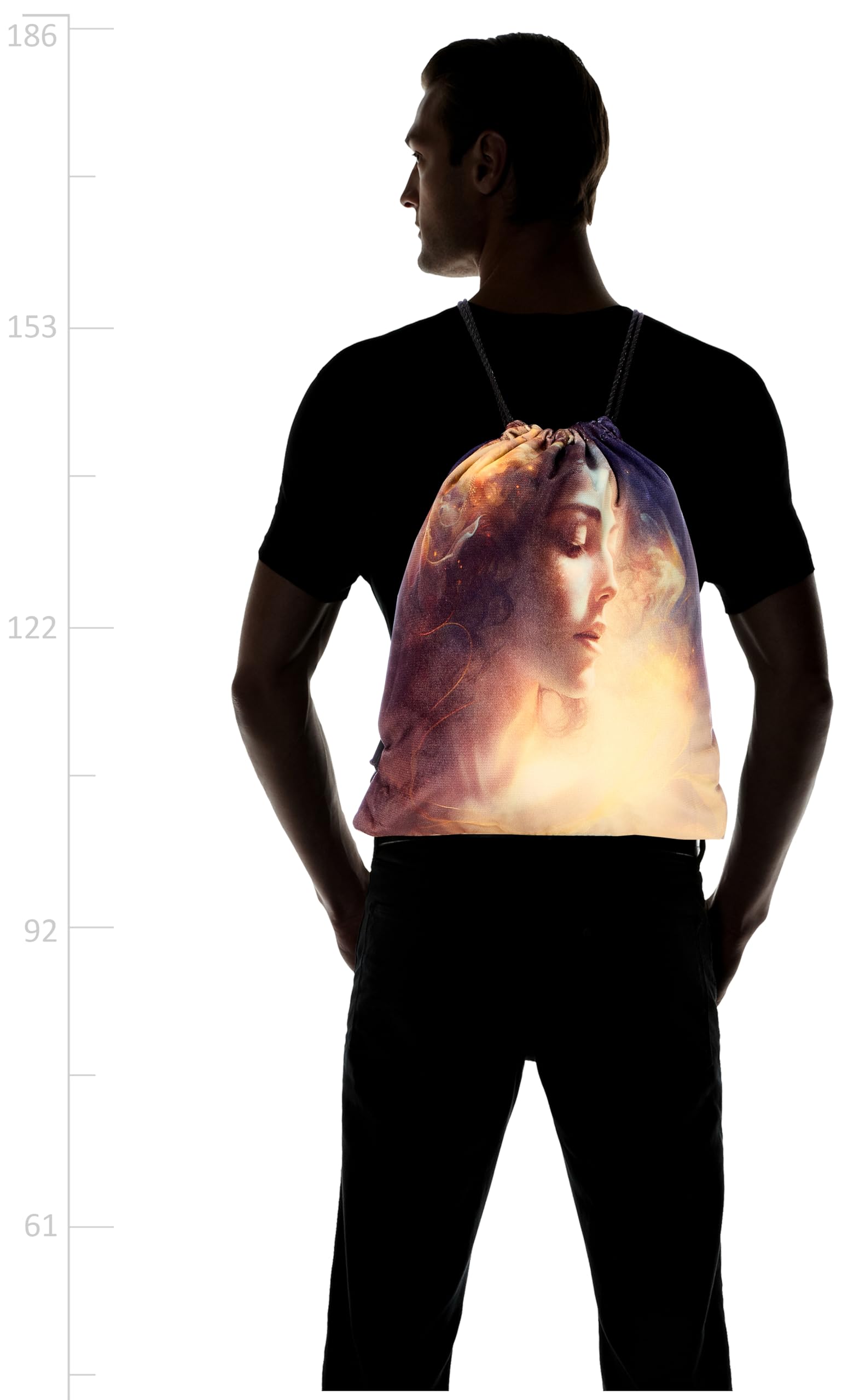 شنطة برباط من تات - 945، متعددة الألوان، مقاس كبير