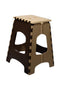 Khorshed Small Plastic Folding Chair – Beige & Brown