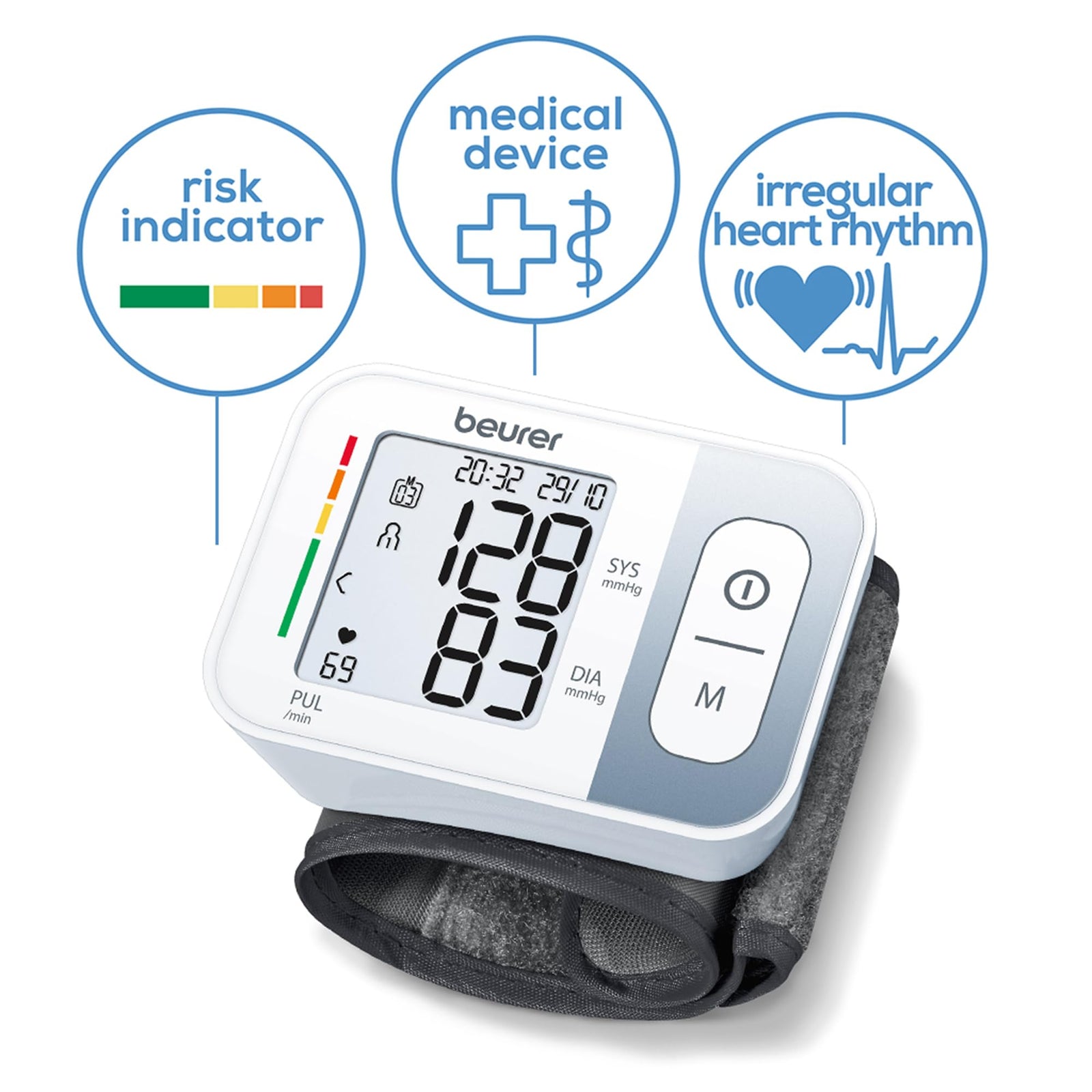 Beurer bc28 blood pressure monitor wrist