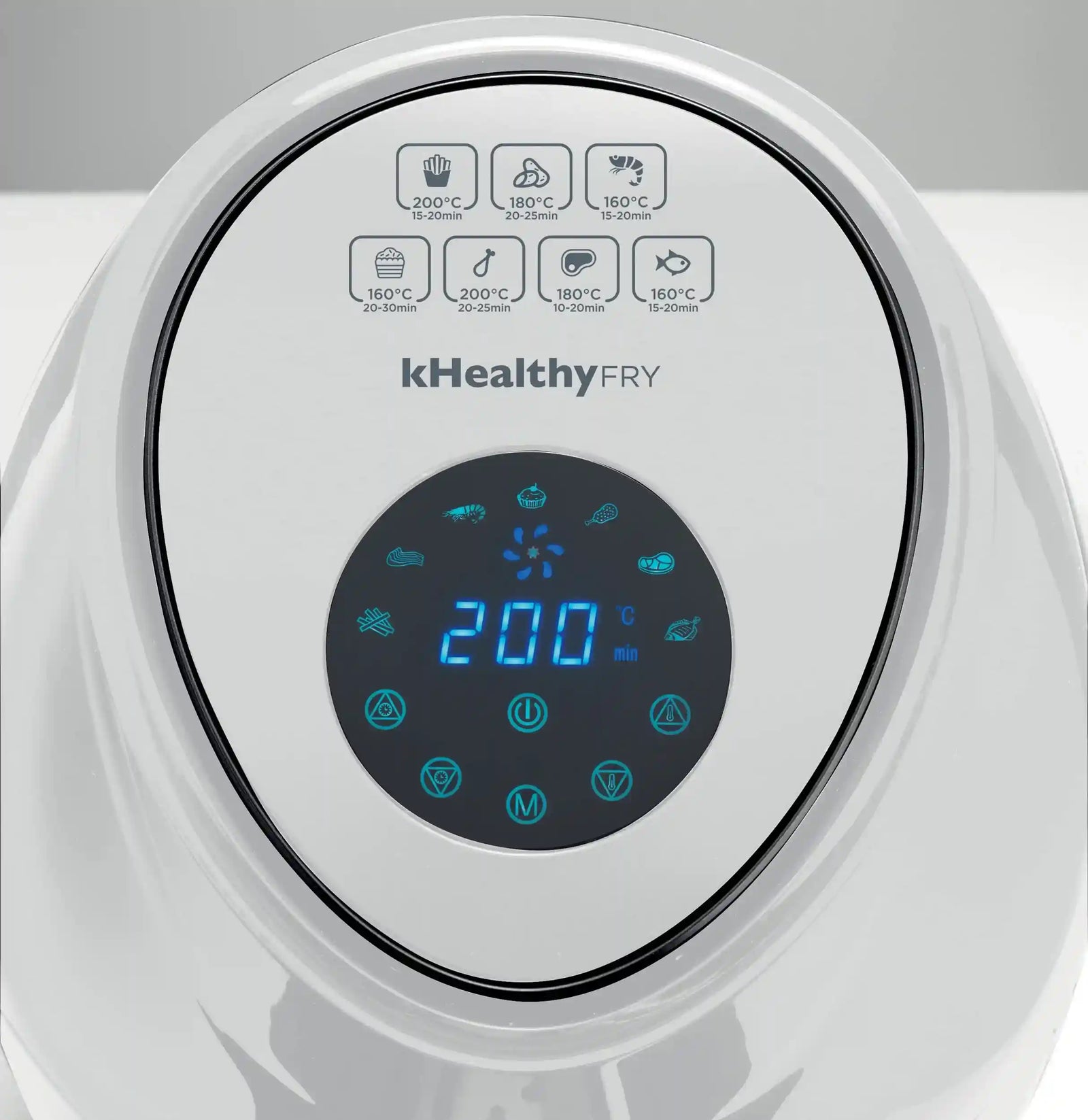 Kenwood Airfryer 5.5l, Large 5.5litre/2.4kg Capacity- White - HFP50.000WH (International Warranty) - 220V supply voltage and 50Hz - Safqqa Egypt