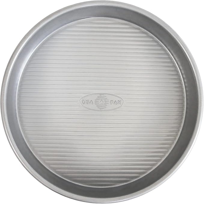 USA Pan Bakeware Round Cake Pan, Nonstick & Quick Release Coating,Aluminized Steel