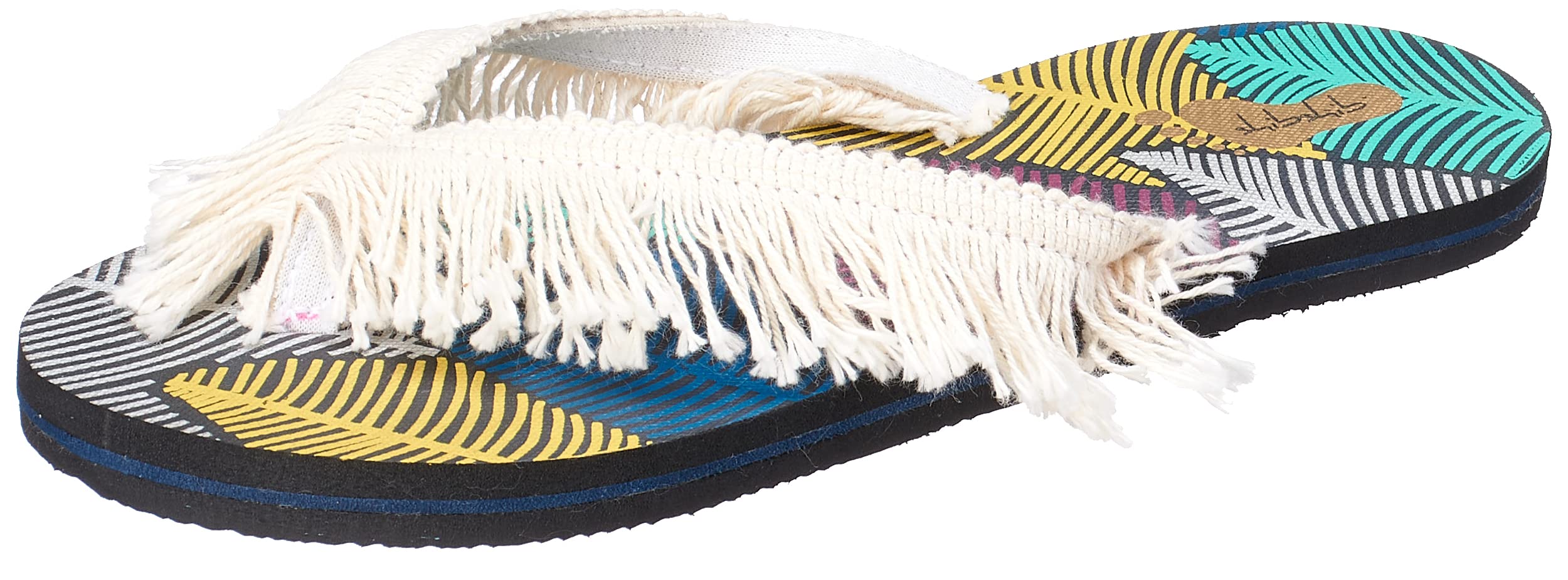 Shibshibi Multi Color Rubber Flip Flop Slipper For Women - Safqqa Egypt