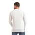 Off cliff Men’s Striped V-Neck Long Sleeve Top with Embroidery