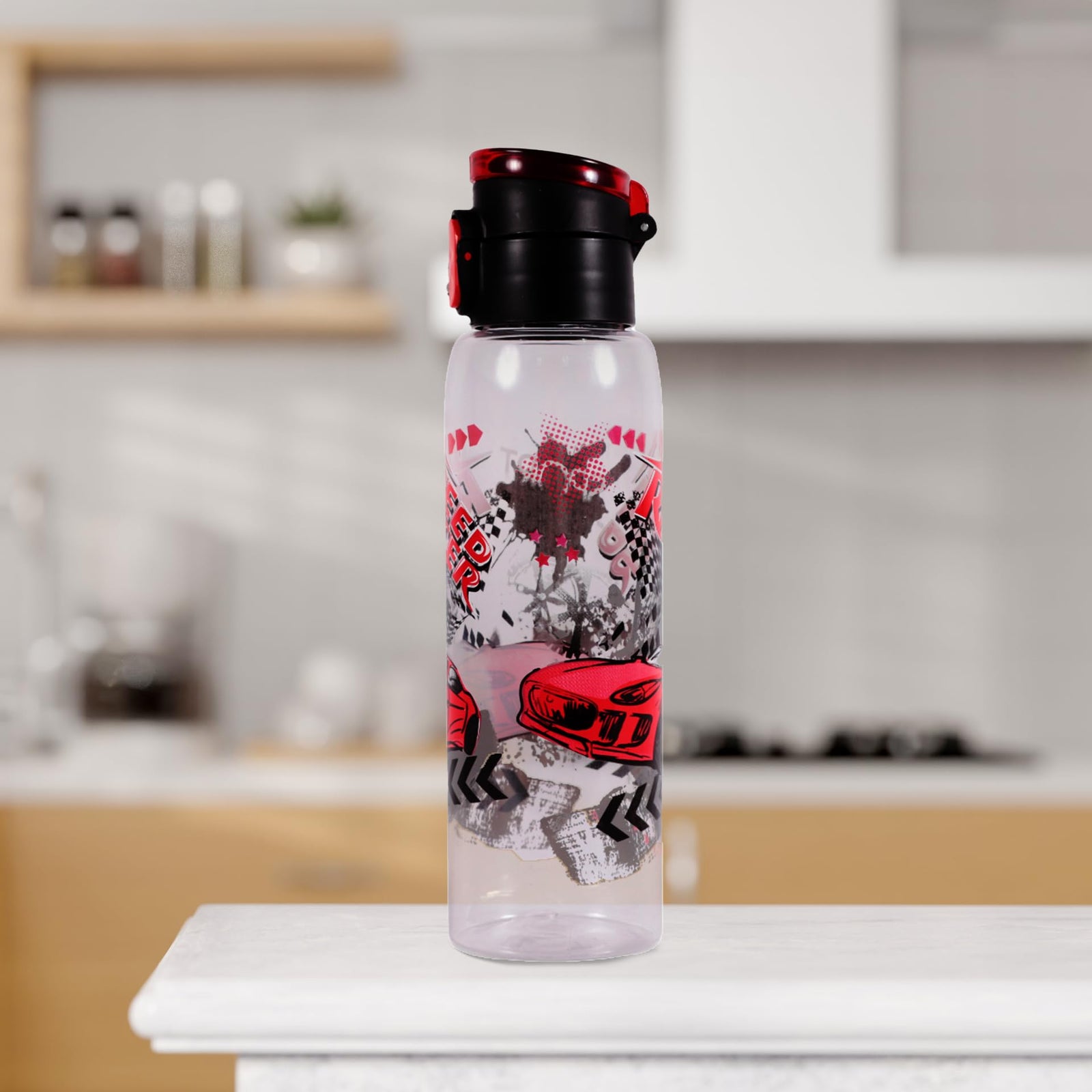 زجاجة مياه هيريفين مع حامل – سعة 500 مل، مانعة للتسرب، خالية من الـBPA