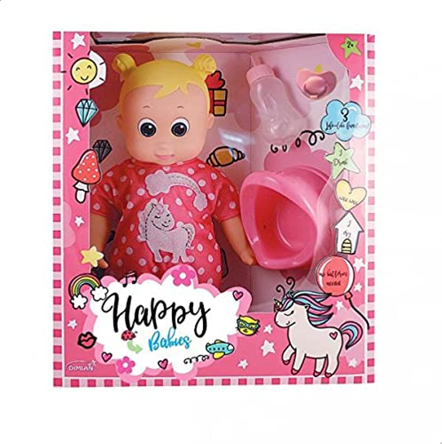 Happy Babies Doll with Accessories - 2725599790658