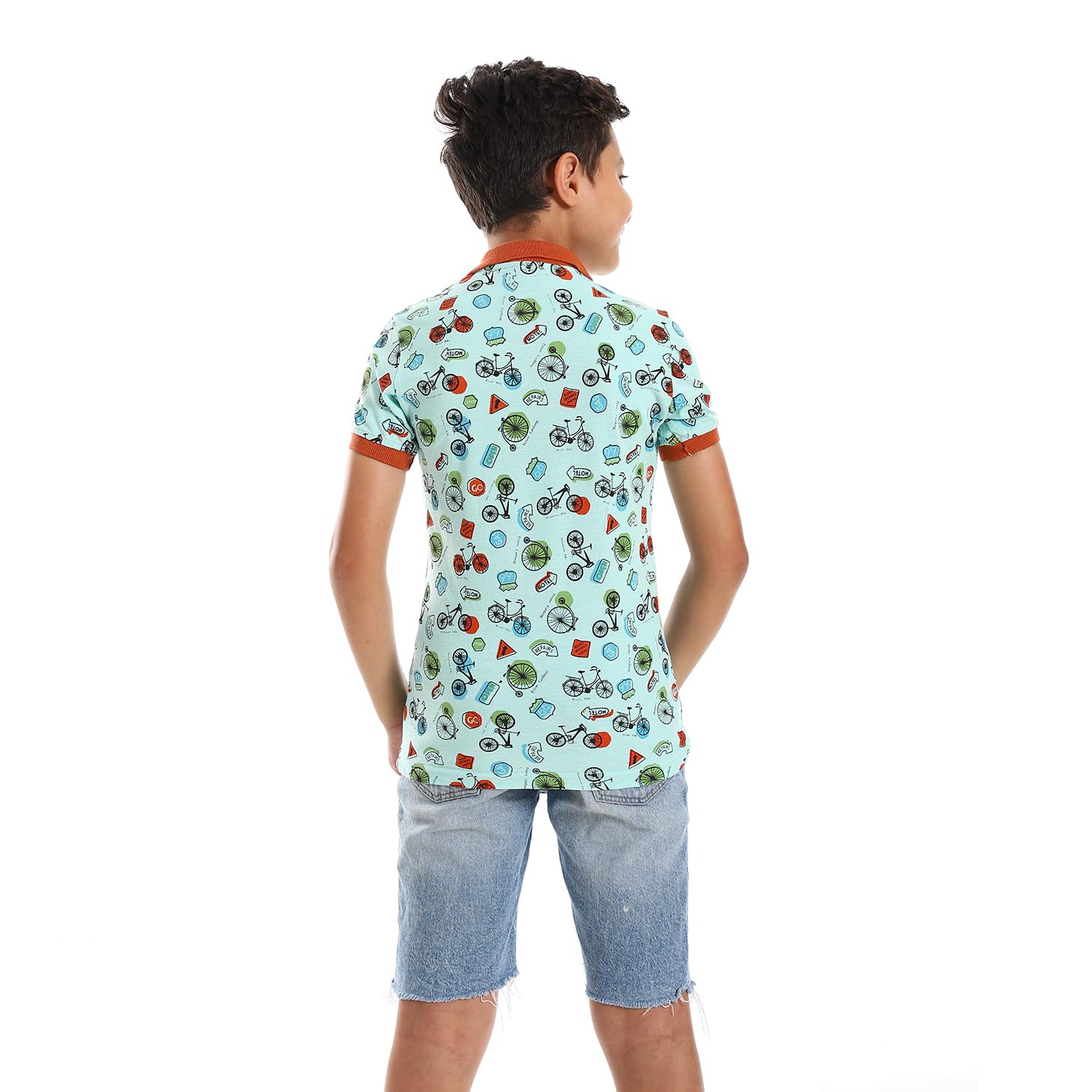 Andora Boys Figure-35S23B30302 Polo Shirt , - Safqqa Egypt