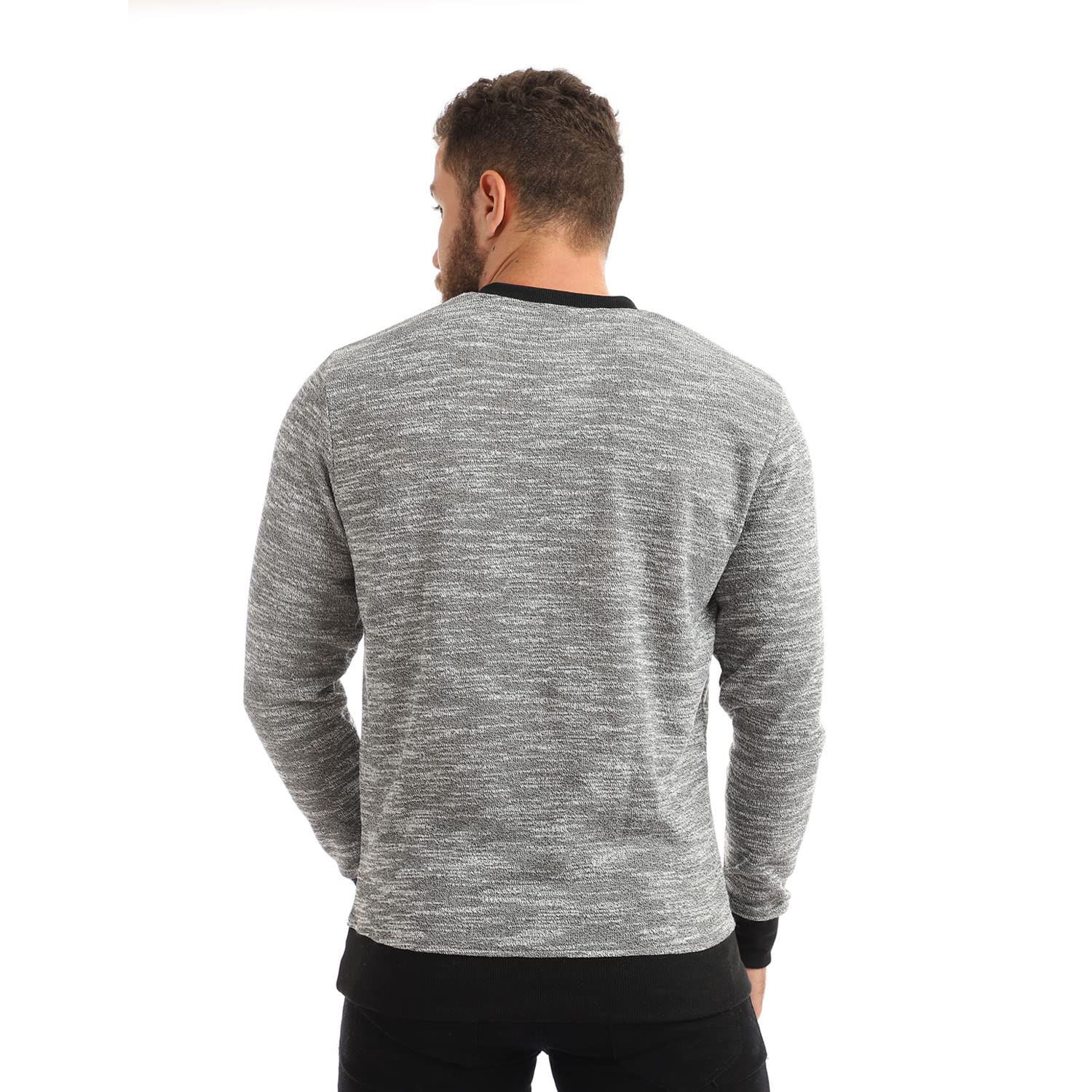 Off Cliff Crew Neck Long Slevees SweetShirt For Men,Ideal for casual outings, chill weekends or layered smart‑casual looks.