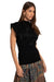 Dalydress womens trendy sleeveless viscose pullover sweater, black, m