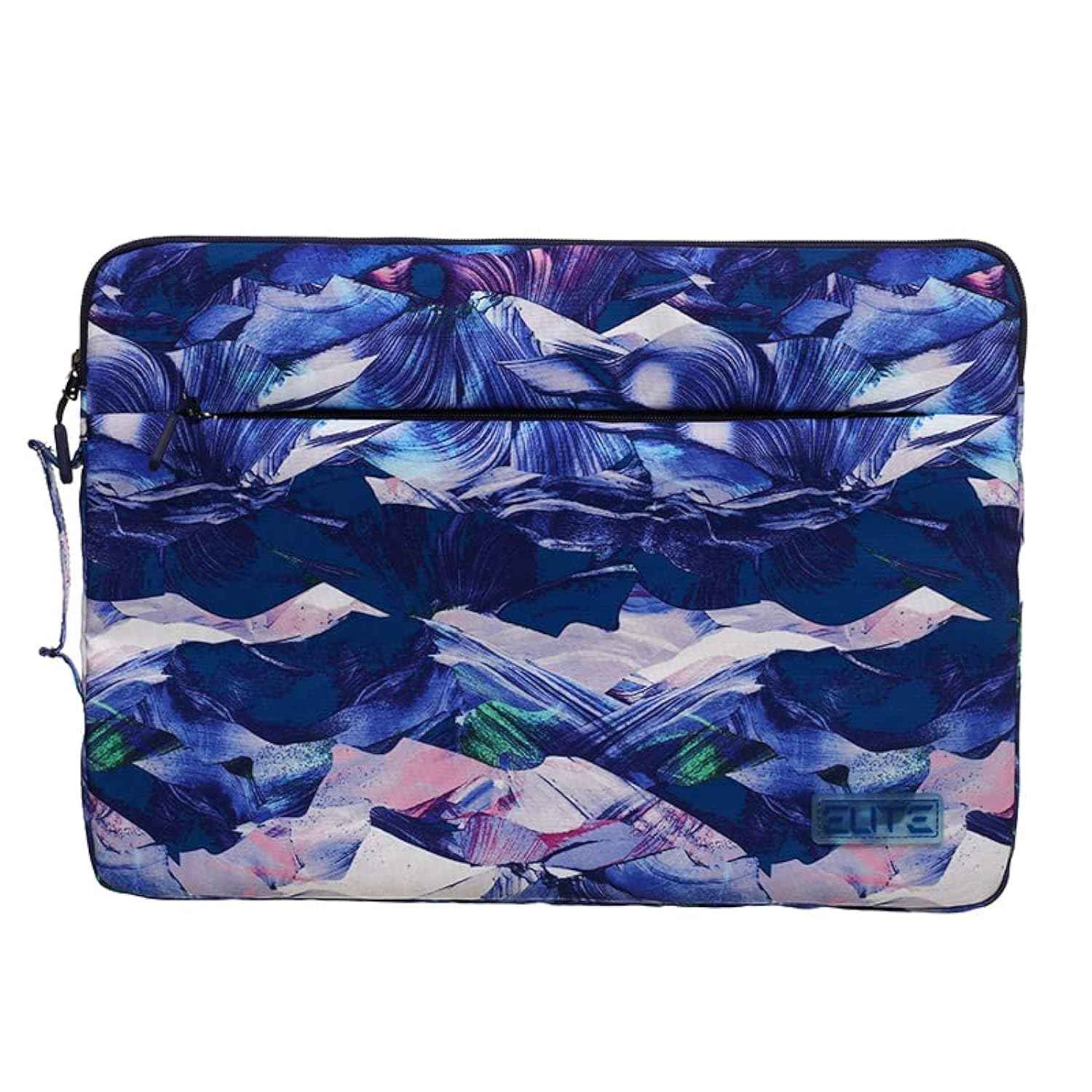 ELITE Fabric Pocket Sleeve With Flower Design And Zipper Pocket For Laptop And Tablets 15.6 Inch - Multi Color - Safqqa Egypt