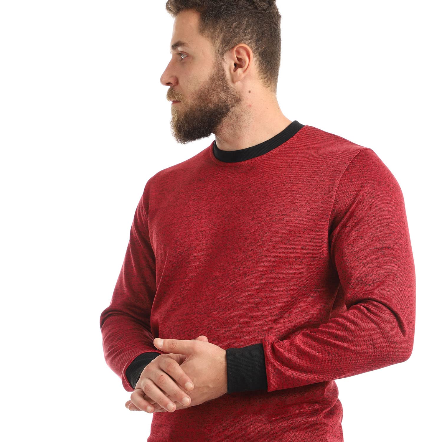 Off Cliff Crew Neck long Slevees SweetShirt For Men,Soft, breathable fabric for all-day comfort..