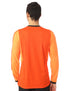 Umbro Two-Tone Contrast Trim Front Logo Print Long Sleeves Soccer T-shirt for Men