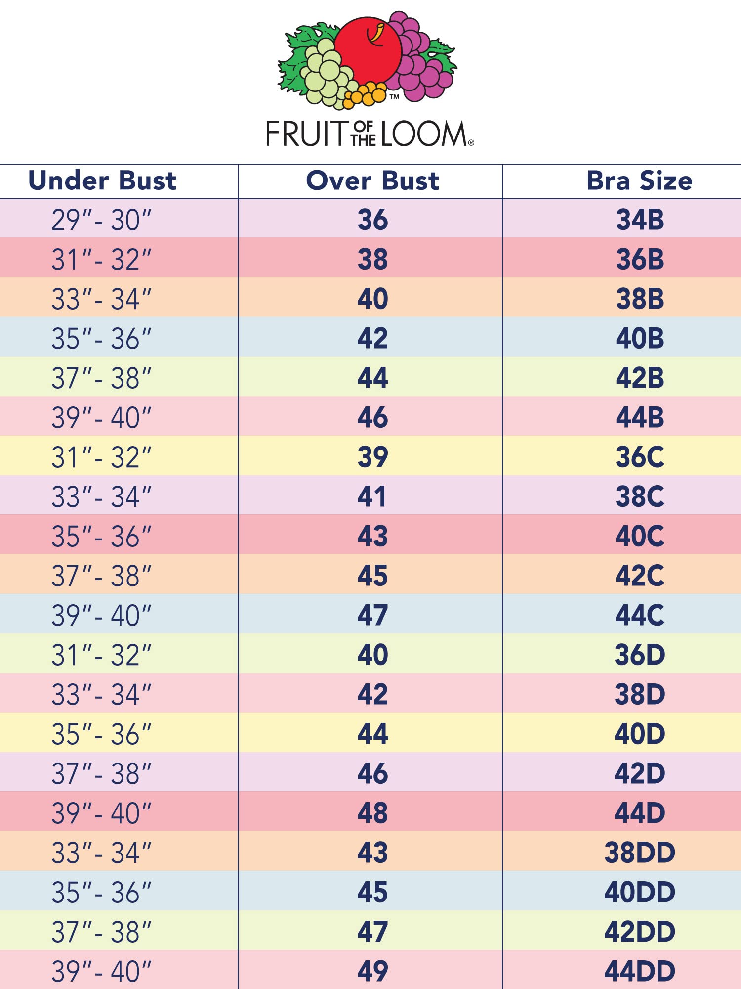 حمالة صدر قطنية بمرونة عالية من فروت أوف ذا لوم – عبوة من 3 قطع
