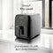 Black & Decker 1700W Air Fryer - 8L Capacity, Digital Touch Control, 7 Preset Functions, Adjustable Temp Timer, Rapid Air Convection, Shake Alert, Removable Crisper Plate - SAF80-B5. Large 8 L capacity — suitable for family-sized meals. with scratches