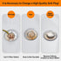 Wawasia Universal Bathroom Sink Stopper Stainless Steel