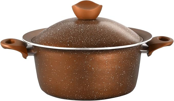 Majesty Deep Granite Cookware Pot Scratch Resistant Cooking Pot (Damage Box)