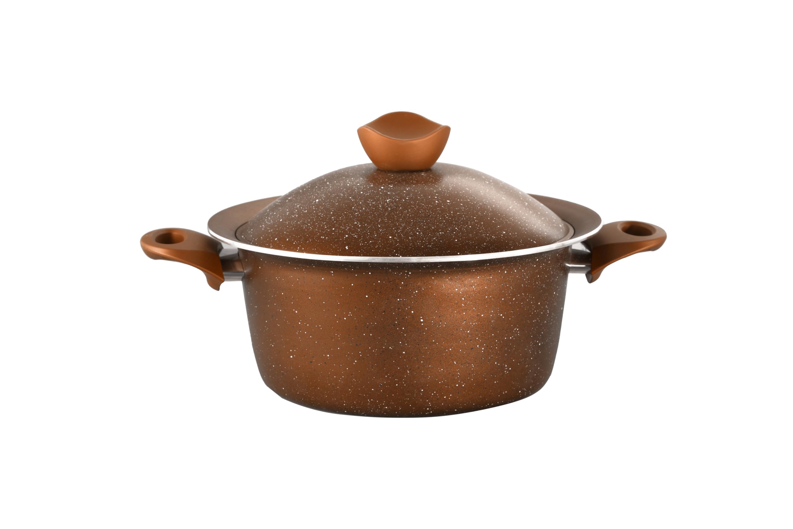 Majesty Deep Granite Cookware Pot Scratch Resistant Cooking Pot (Damage Box)