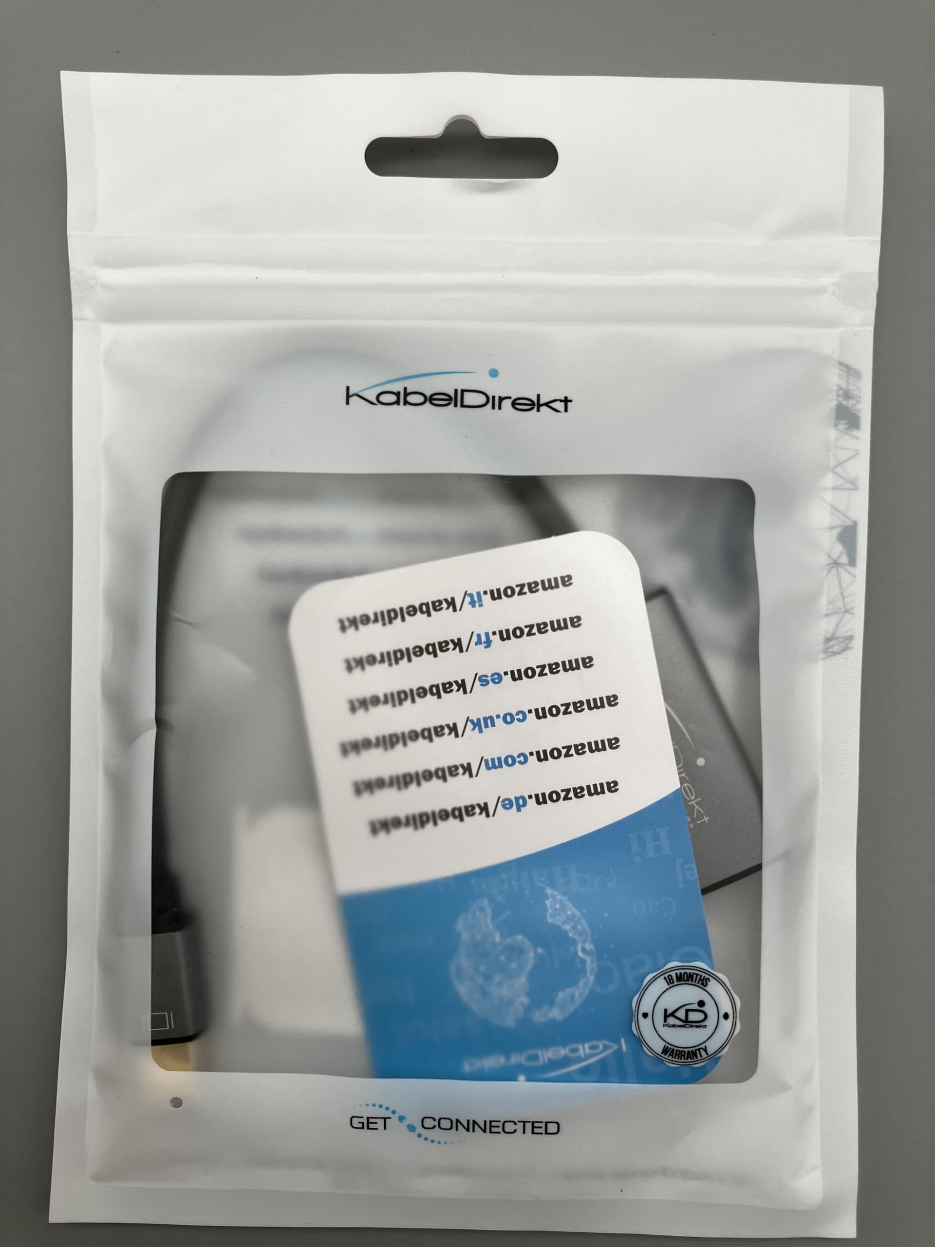 KabelDirekt Mini DP to DVI Adapter – 4K/60Hz