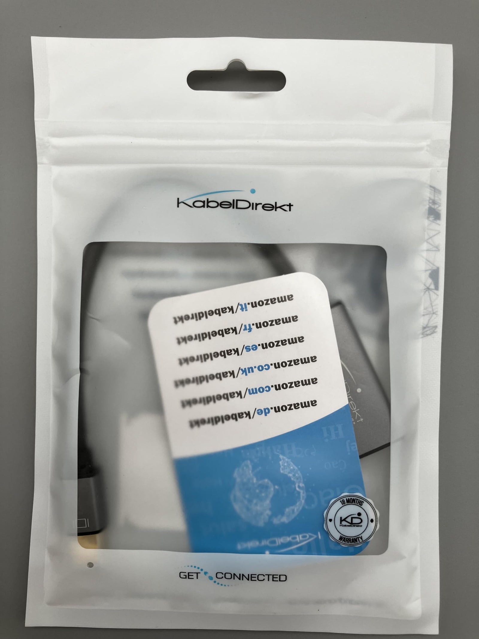 KabelDirekt Mini DP to DVI Adapter – 4K/60Hz