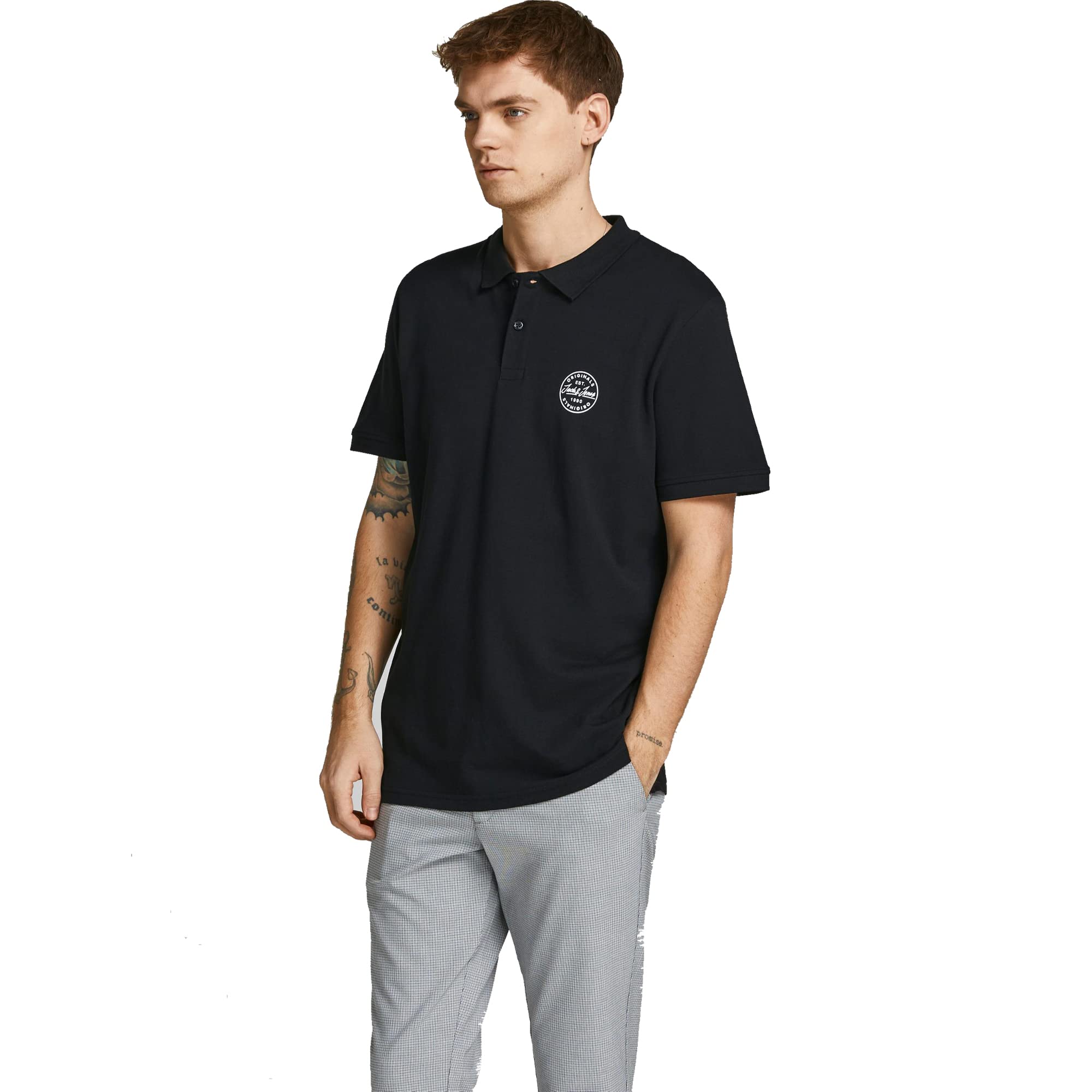 Jack & Jones Men’s Slim Fit Polo Shirt – Modern Casual Style