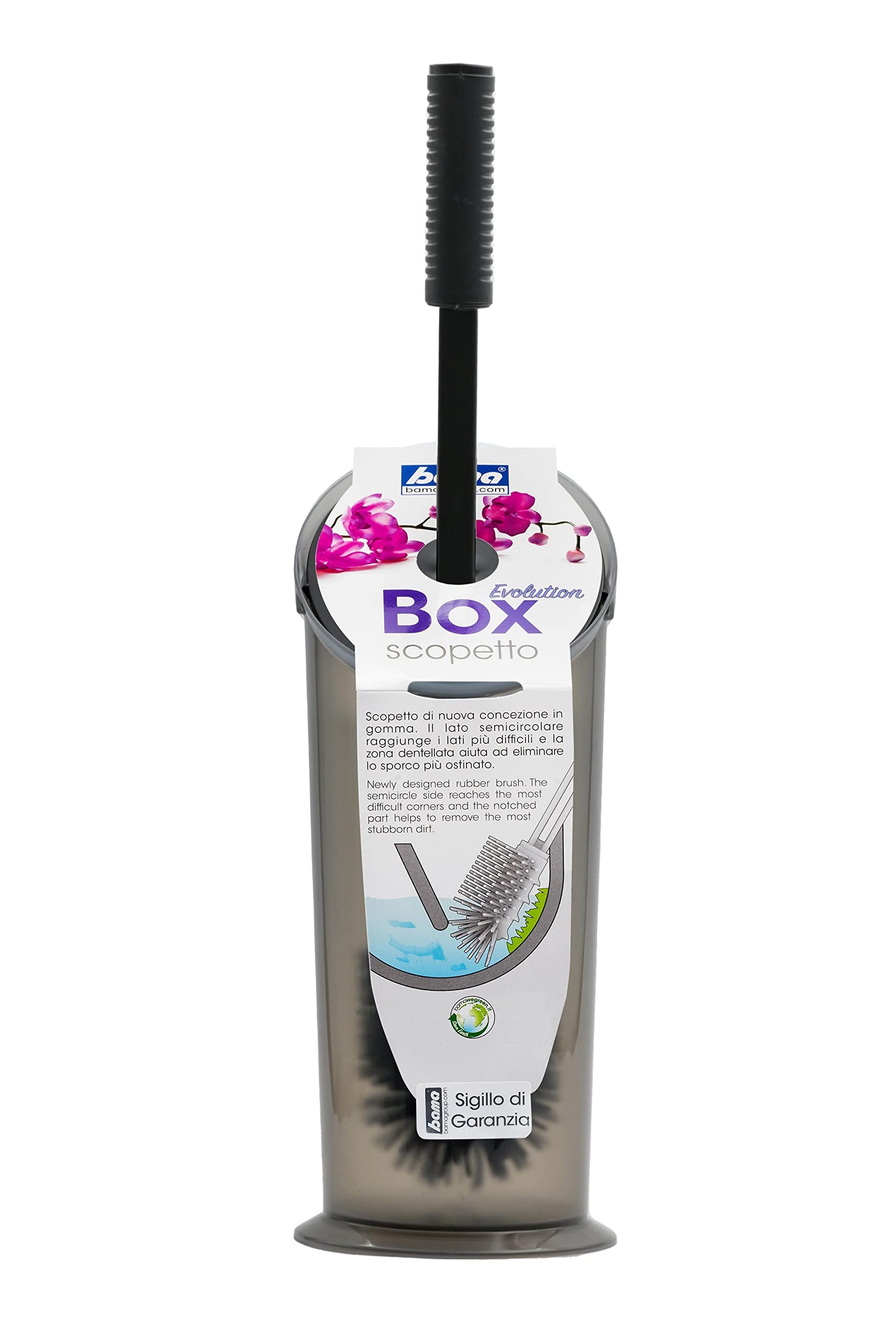 صندوق حامل فرشاة المرحاض من Bama هو ملحق عملي وأنيق للحمام مصمم للحفاظ على فرشاة المرحاض