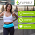 FlipBelt Running & Fitness Workout Belt, Black, X-Large