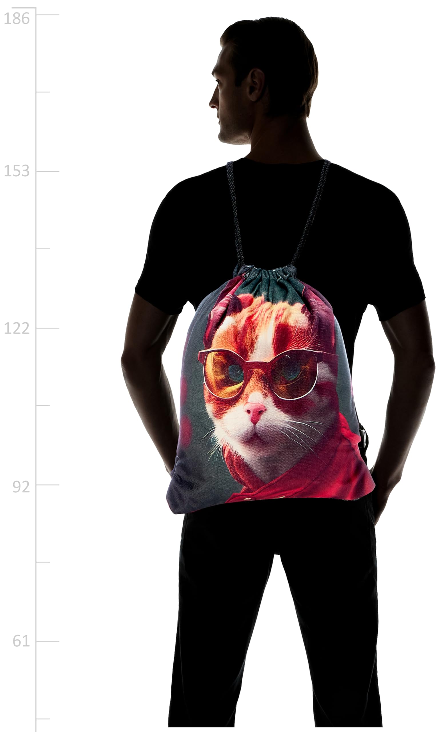 شنطة برباط من تات - 775، متعددة الألوان، مقاس كبير