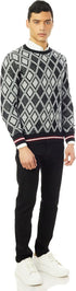 Town Team Men's Long Sleeve Pullover Sweater - Black