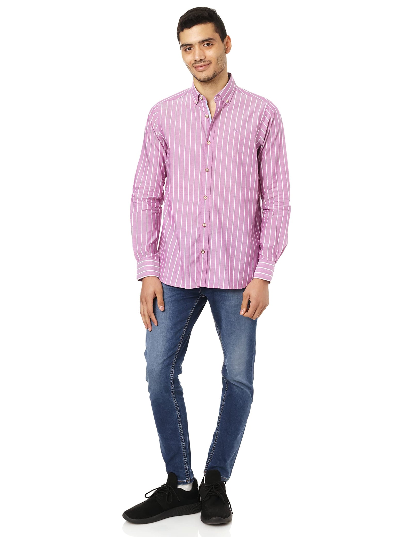 Dockland Stripped Shirt For Women,Classic striped design for timeless style.