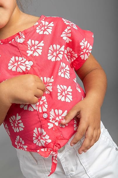 CONCRETE Printed Blouse For Girls