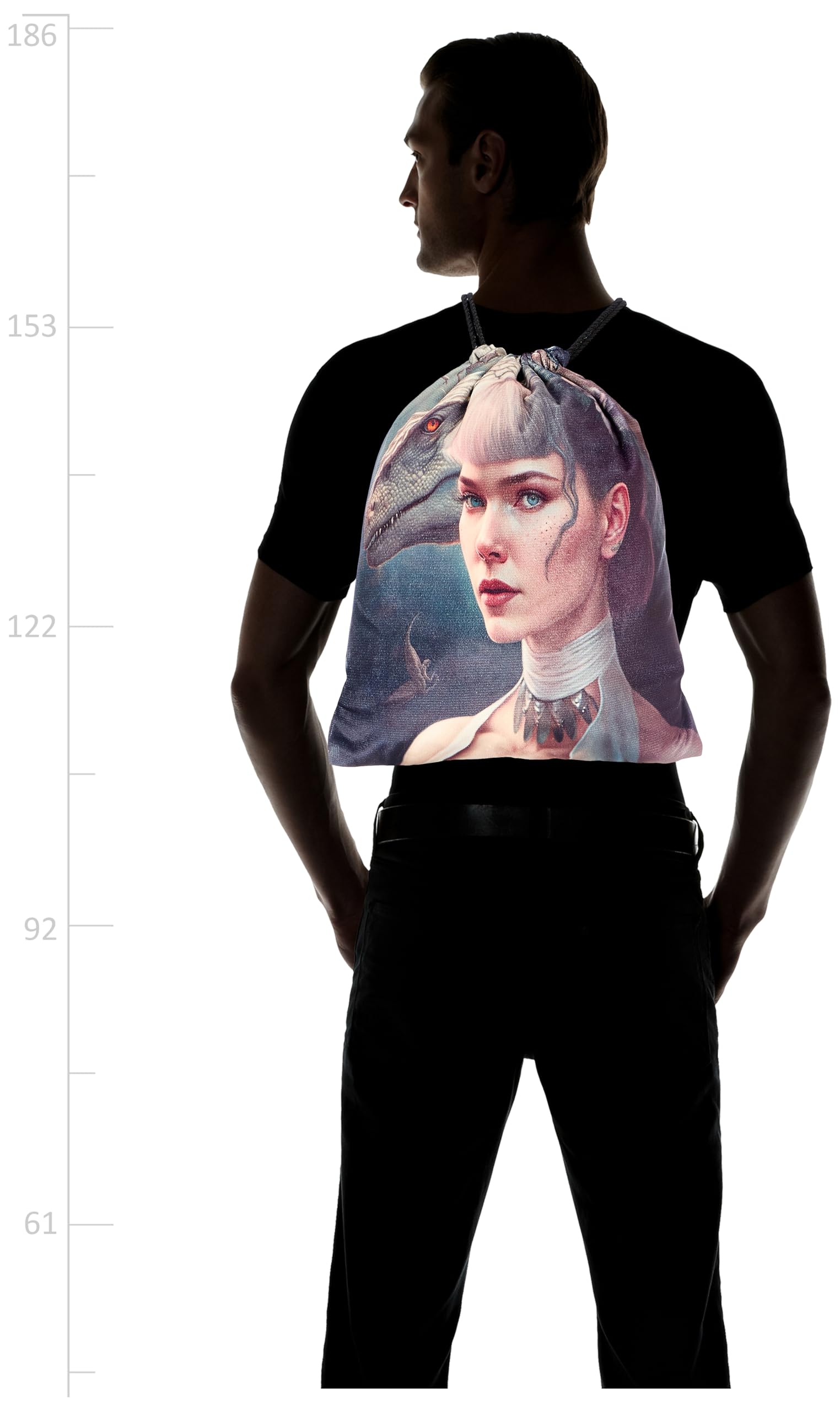 شنطة برباط من تات - 565، متعددة الألوان، كبيرة