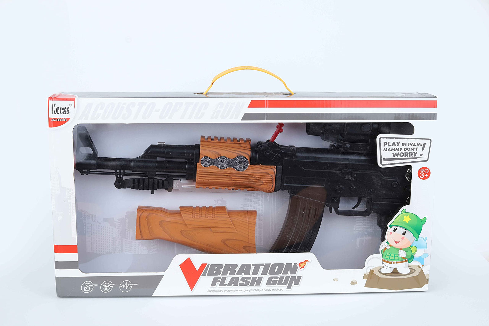 GHAZAL Brown sound gun Lightweight and easy to use for kids.
